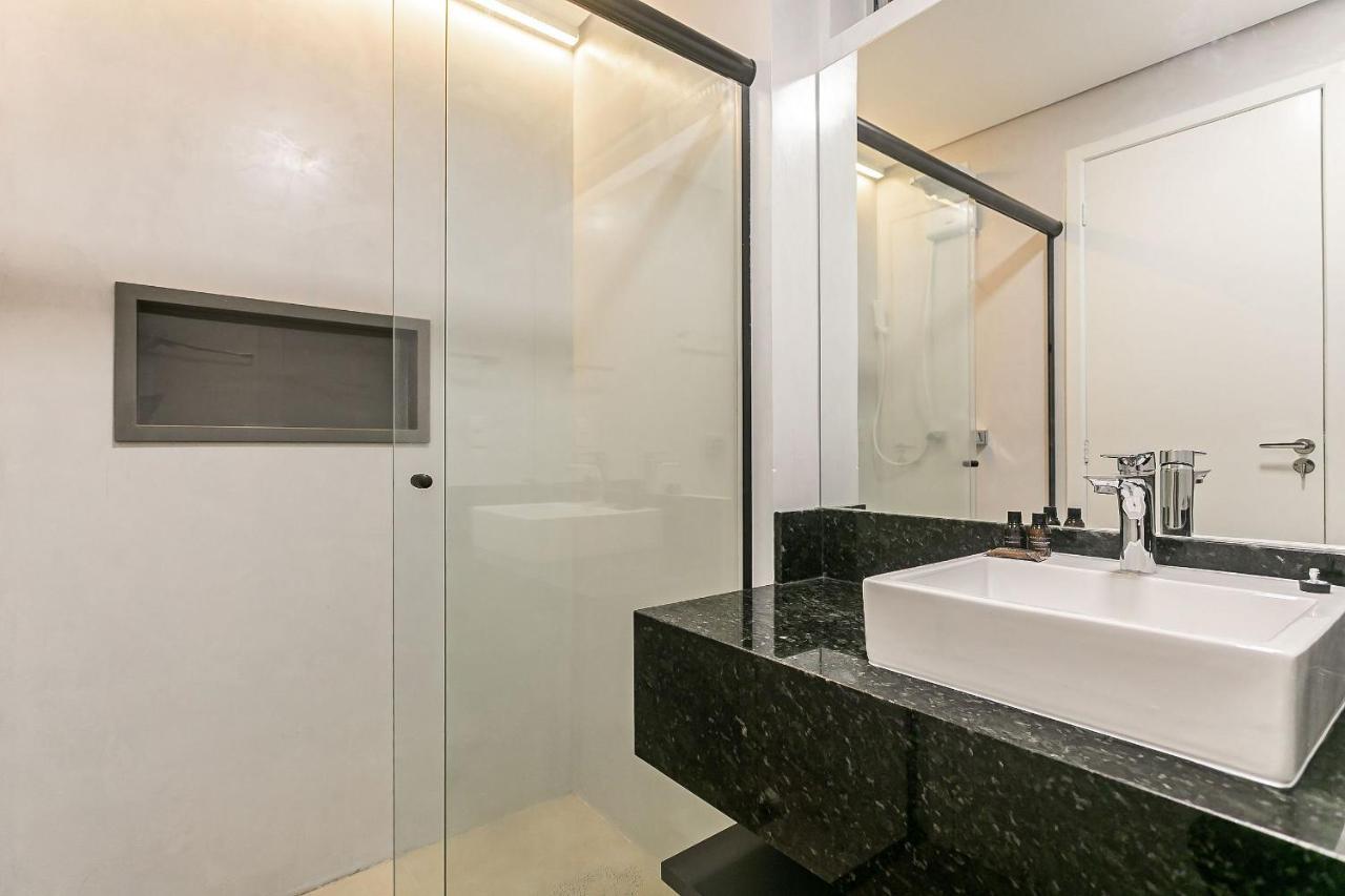 Vista Parcial Do Mar | 150M Do Shopping #Ca40 Apartment ฟลอเรียนอโปลิส ภายนอก รูปภาพ